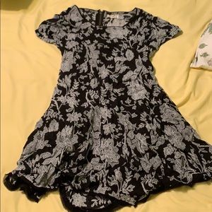 Scoop Neck Printed Dress - Urban Outfitters